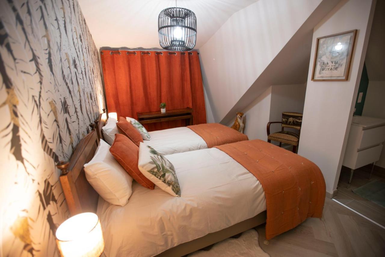 Chambre Jungle Dans Maison D'Hote "Le Petit Clouet"- Rochecorbon Esterno foto
