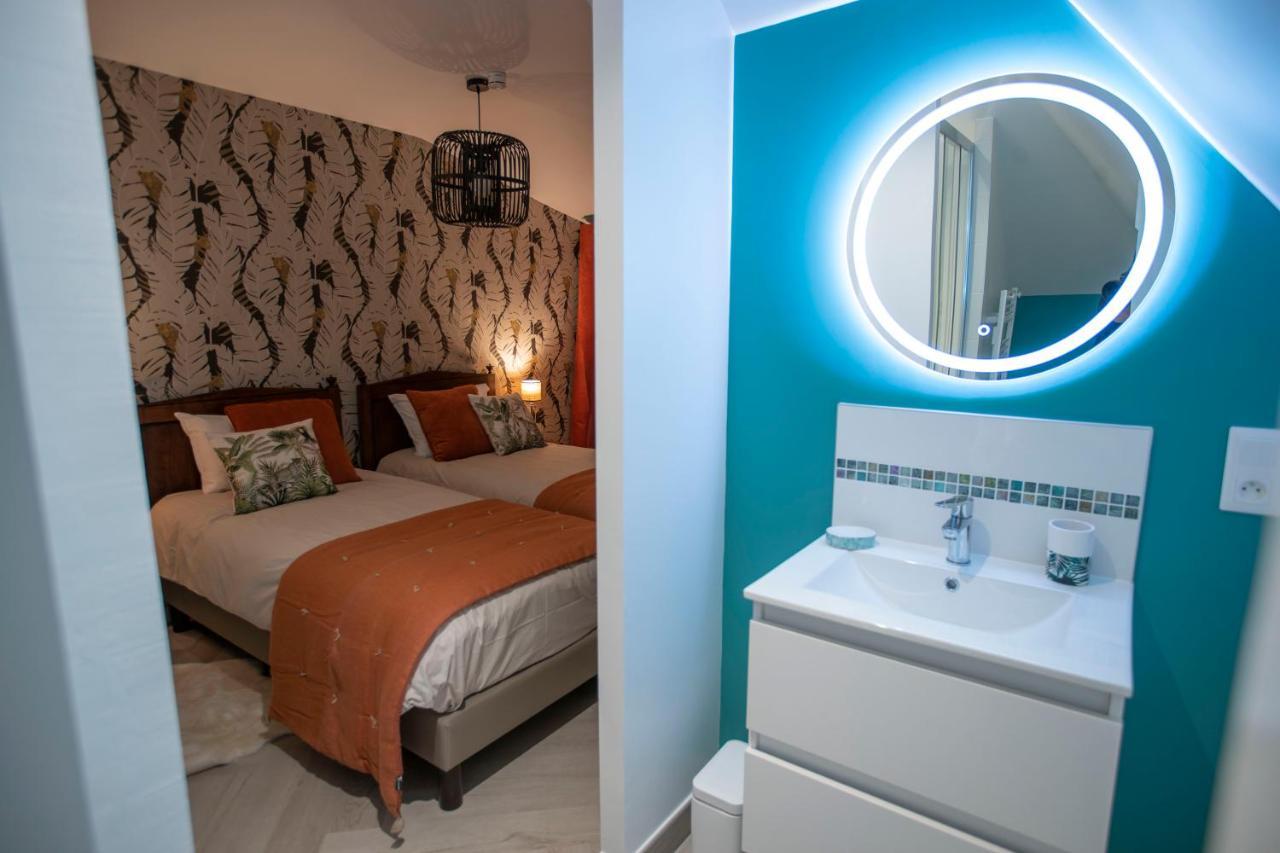 Chambre Jungle Dans Maison D'Hote "Le Petit Clouet"- Rochecorbon Esterno foto